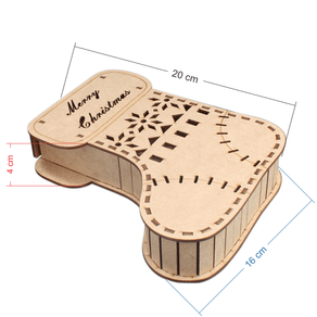 Caixa Meia Com Gaveta - medidas